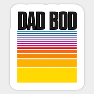 Dad Bod! 1980's edition Sticker